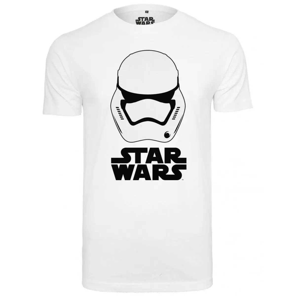 Merchcode рубашка шлем Звездных Войн белая классная Повседневная футболка для мужчин