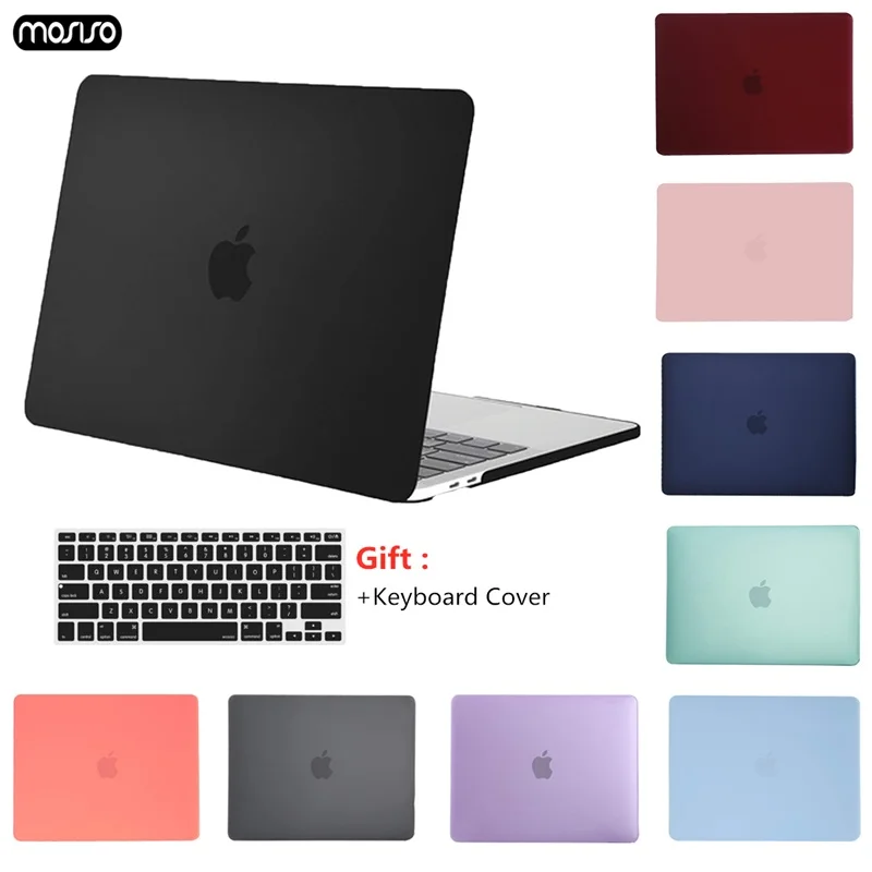 MOSISO новейший матовый чехол для ноутбука Apple MacBook Air Pro retina 11 12 13 mac book 3 cove + крышка