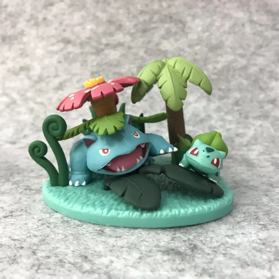 4 шт./компл. аниме Bulbasaur Squirtle Charmander фигурку модель игрушки|Игровые фигурки и