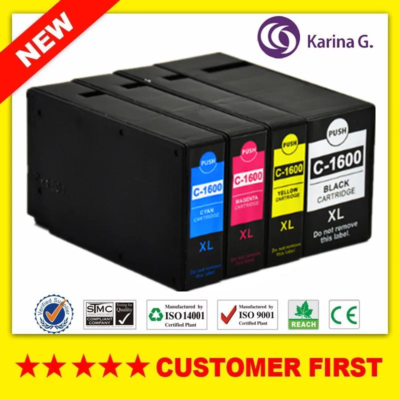 Совместим с чернильным картриджем Canon PGI1600 подходит для MAXIFY MB2060 MB2160 MB2360 MB2760 и т.