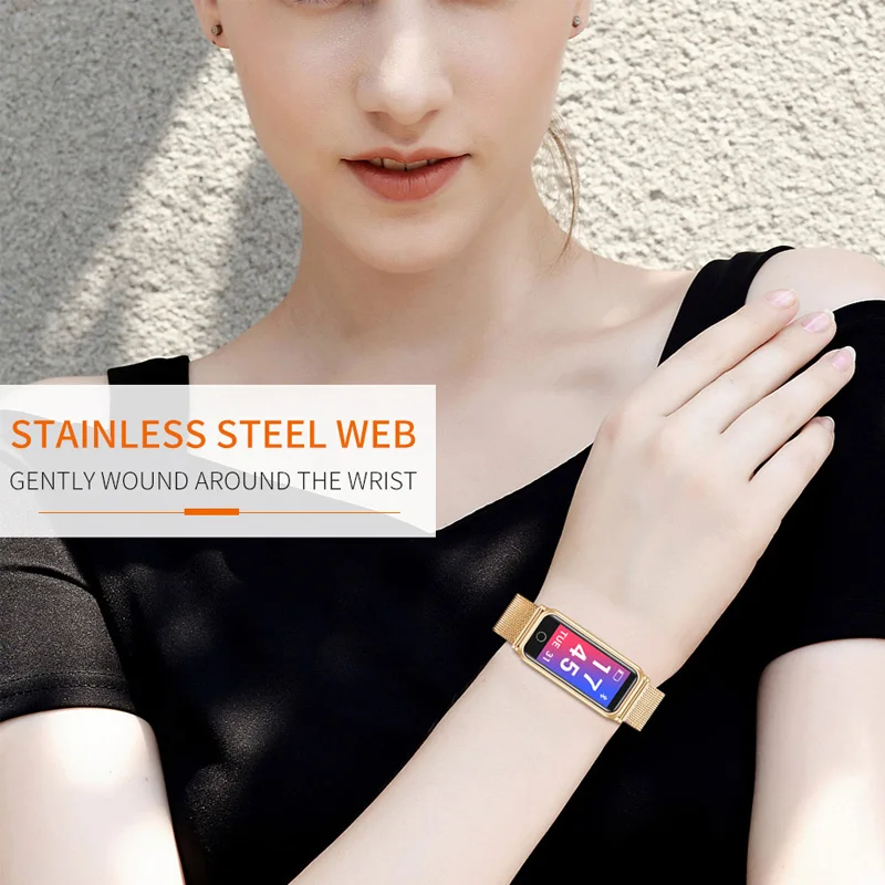 

Smart Watch Bracelet Wrist Sport Watch Fitness Heat Rate Monitor Waterproof Bluetooth Pedometer Wristwatch Smart Watch Women Men