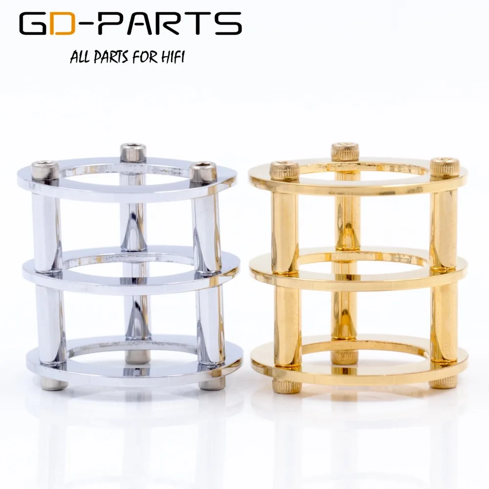 GD PARTS позолоченная латунная вакуумная трубка Защитная крышка для ECC83 6922 5687 HIFI