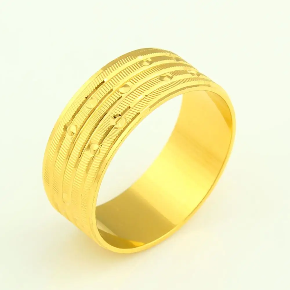 Классические обручальные кольца для мужчин и женщин золотые ювелирных изделий