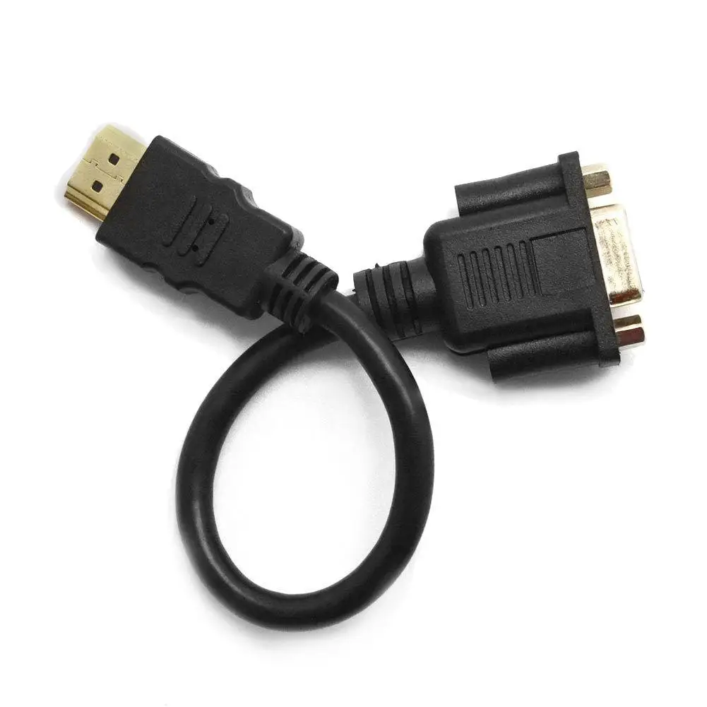 D-SUB 15 Pin M/F HDMI папа к VGA гнездовой разъем адаптер конвертер кабель Прямая поставка