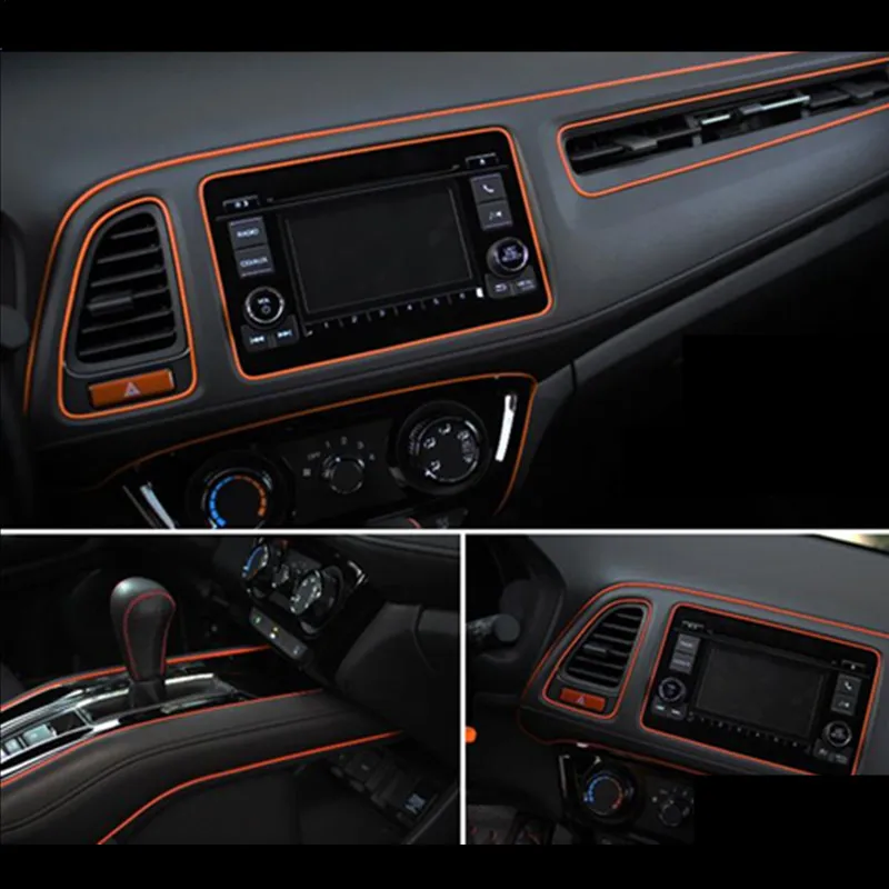 Декоративная полоса для интерьера автомобиля наклейка отделки дверей Ford Focus 2 3 4