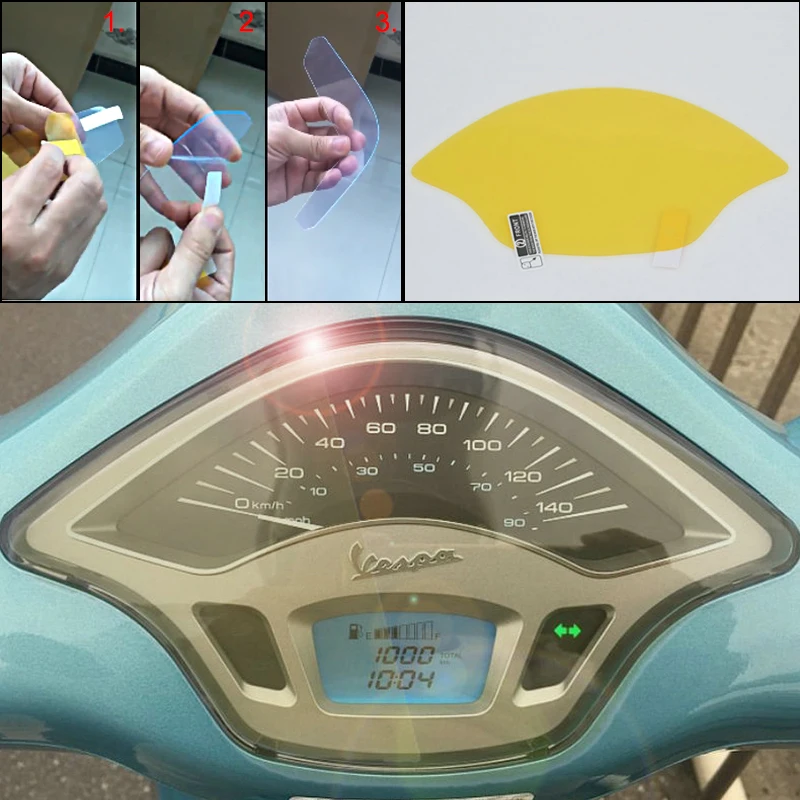 Защитная пленка против царапин Primavera 150 moto Blu Ray для Vespa Sprint 125|Накладки и