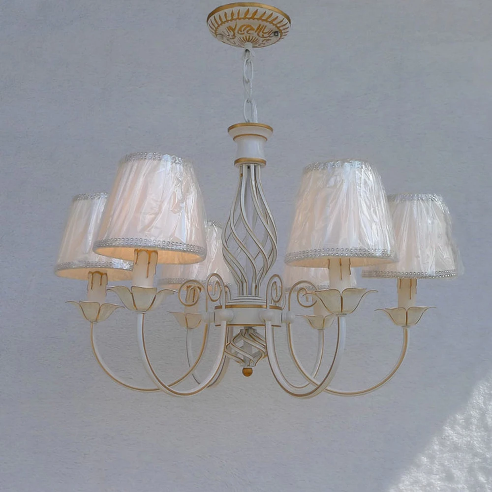 Железная люстра в американском стиле ретро светодиодная лампочка E14 110 220 В люстры