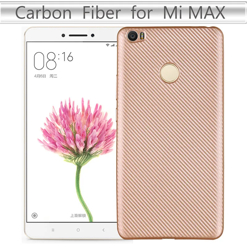 For Xiaomi Mi MAX Carbon Fiber Soft Silicone TPU Back Cover Phone Cases |
