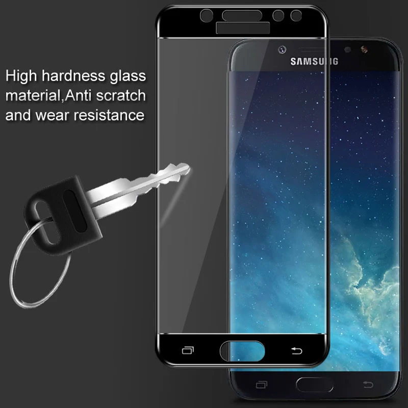 Imak полное покрытие закаленное Стекло для Samsung Galaxy J5 2017 J530F защитное стекло на J7
