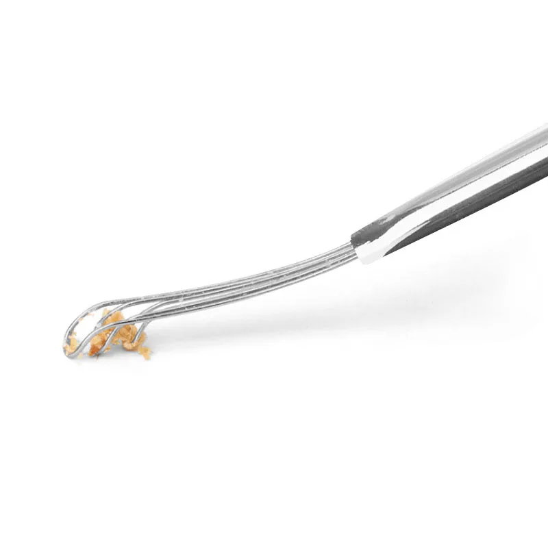 Портативные серьги из нержавеющей стали чистящие инструменты для ухода за ушами