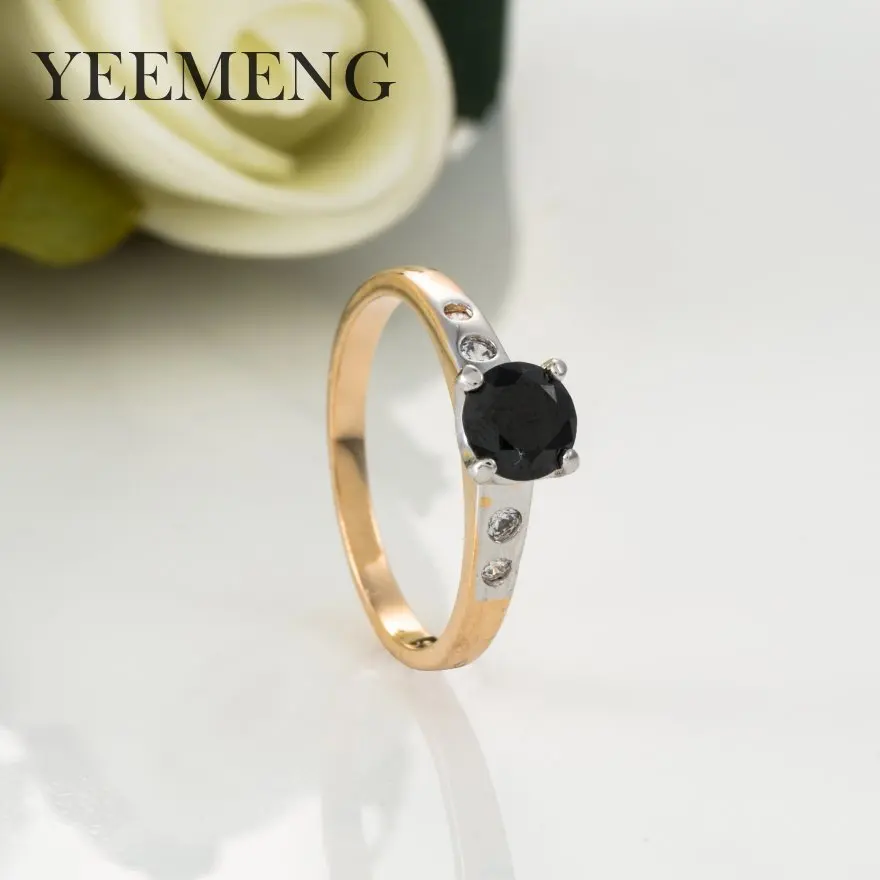 YEEMENG, модное дизайнерское кольцо, квадратные циркониевые кольца для женщин, ювелирные изделия, свадебный подарок на помолвку, Роскошные инкрустированные каменные кольца