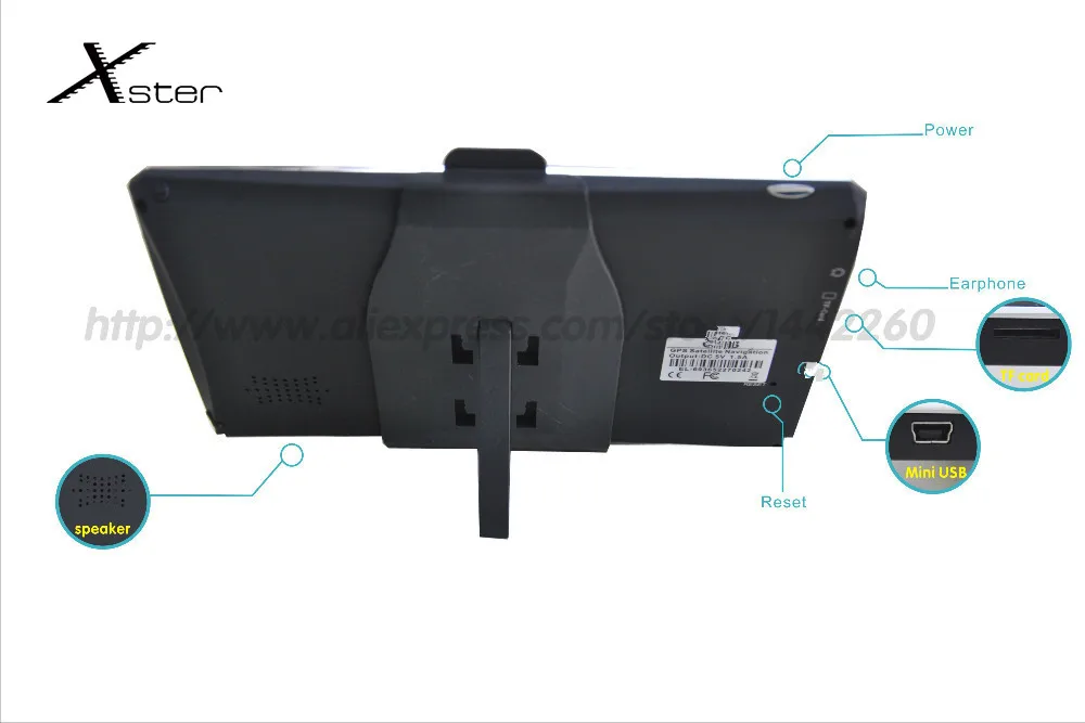 X7 Ориана 7 дюймов Автомобильный GPS навигатор Android 8G 512MB Bluetooth WIFI Россия Natel/Европа