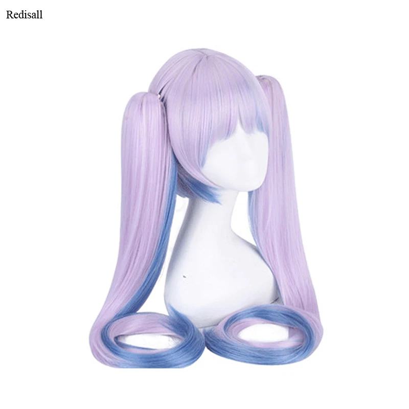 Vocaloid Hatsune парик Мику Снежная Мику Косплей Длинные прямые косички синтетические волосы Хэллоуин ролевые игры волосы