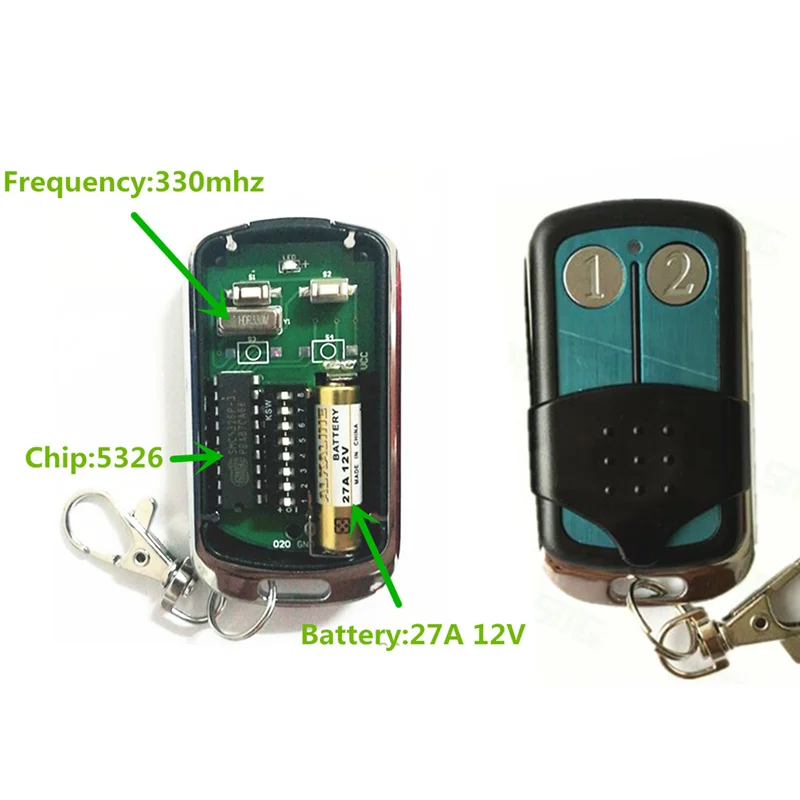 SMC5326 SMC5326-P 5326 330mhz 433 mhz dip switch auto gate 330 remote control | Электроника
