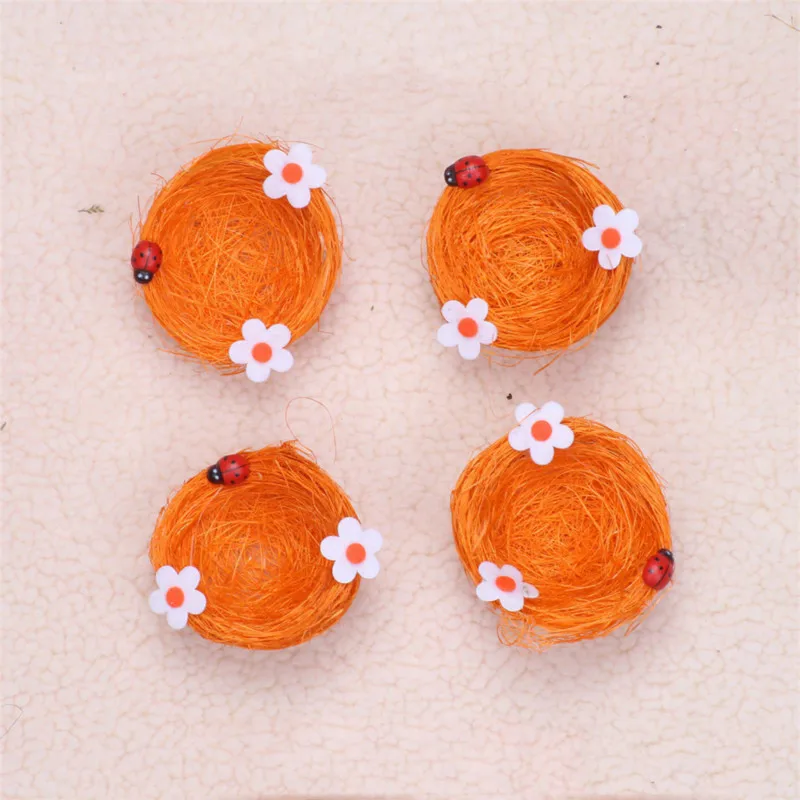 Новинка милое мини-гнездо 3D + садовое мини-мох из смолы домашний декор