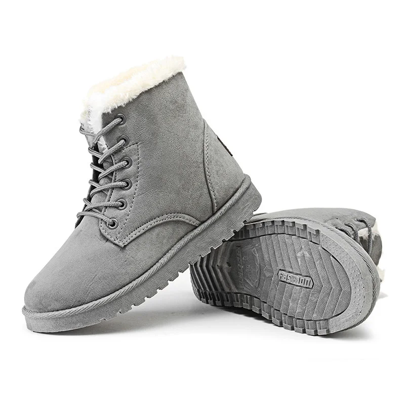 Женские ботинки ботильоны из искусственной замши женские теплые зимние на меху