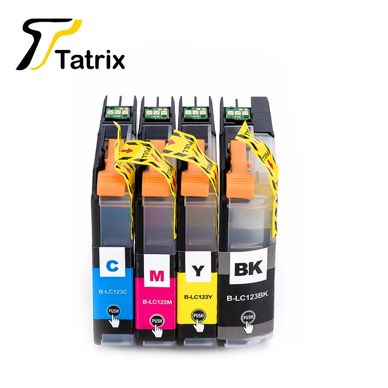 12PK для Brother LC123 чернильный картридж совместимый для MFC-J4510DW MFC-J4610DW принтер чернильный картридж LC 123 MFC-J4410DW J4710DW