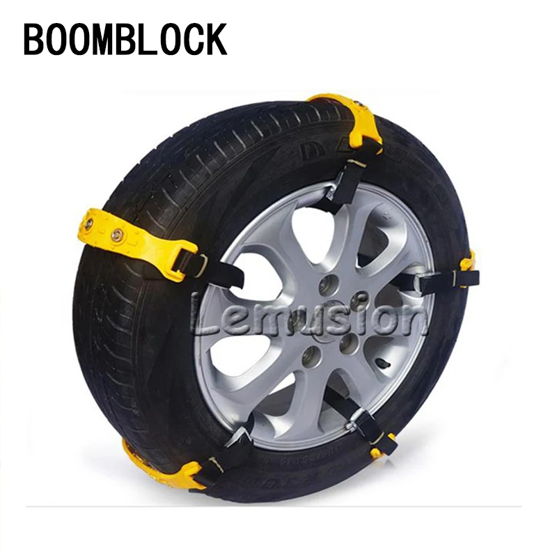 Цепь для автомобильных колес BOOMBLOCK 10X противоскользящие цепи Volkswagen VW Polo Passat B5 B6 CC