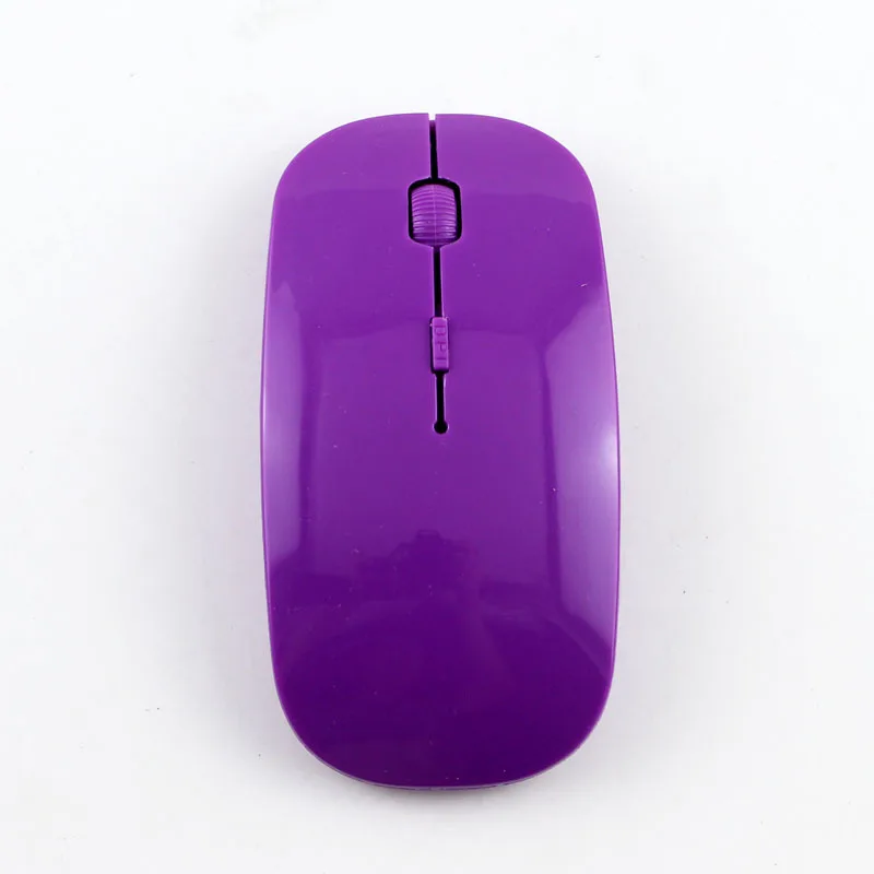 KuWFi Bluetooth 2,4G, беспроводная мышь с usb-приемником, яркие цвета, модные ультра тонкие мини компьютерные мыши, ноутбук, настольный компьютер