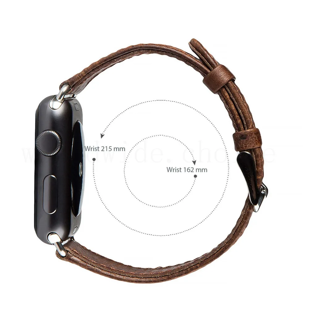 Genuine Leather Strap for Apple Watch Band 38mm 42mm Series 1 2 3 Watchband Straps Bracelet Belt Mens iwatch Watchbands New |