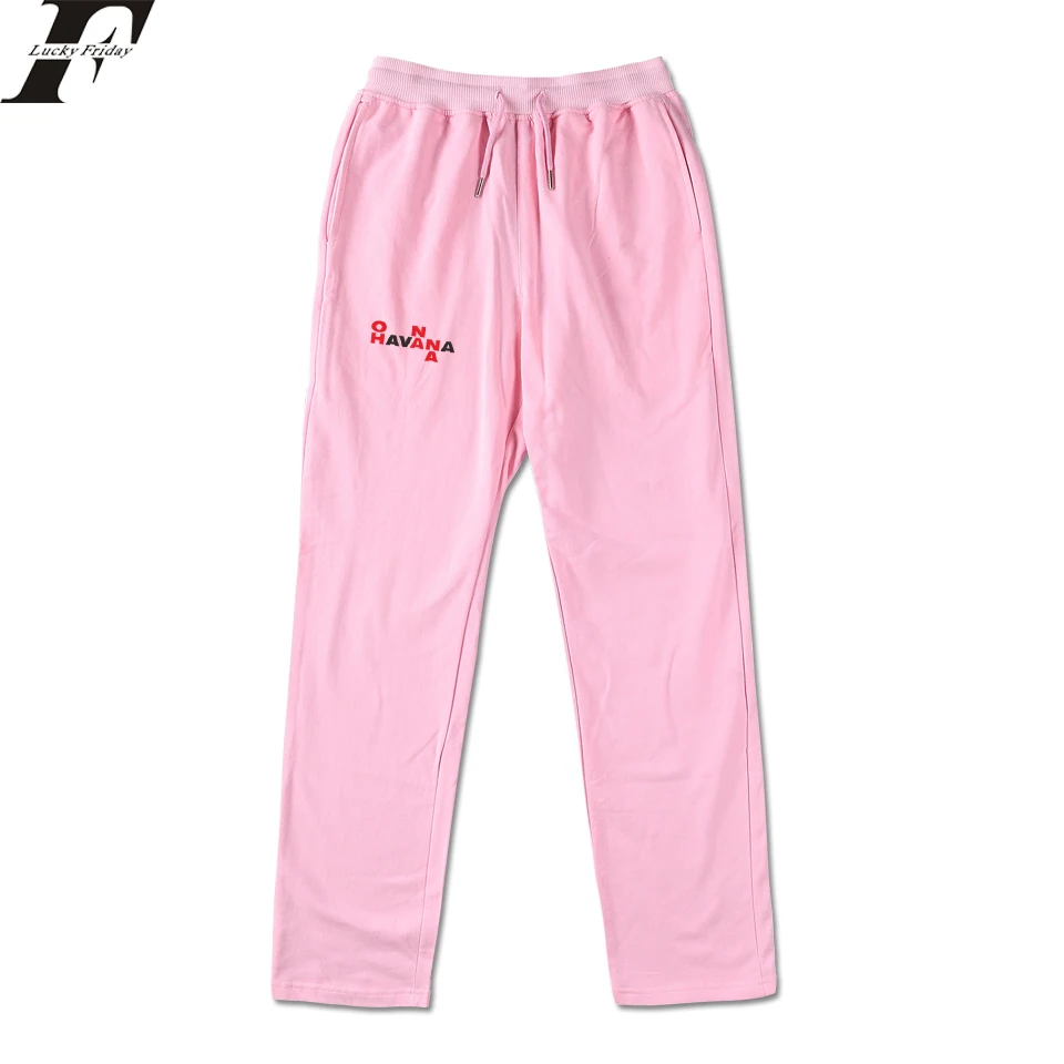 

Camila Cabello Havana Gym Clothing Sweatpants Streetwear Pant 100% Cotton Trousers Jogger Pants