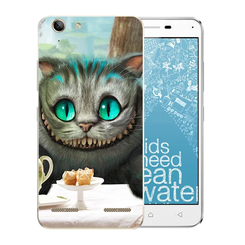 Phone Case for Lenovo Vibe K5 Cover Plus Lemon 3 A6020 Pusscat Pattern Skin Soft TPU Silicon Anti Knock Matte Protector Coque |