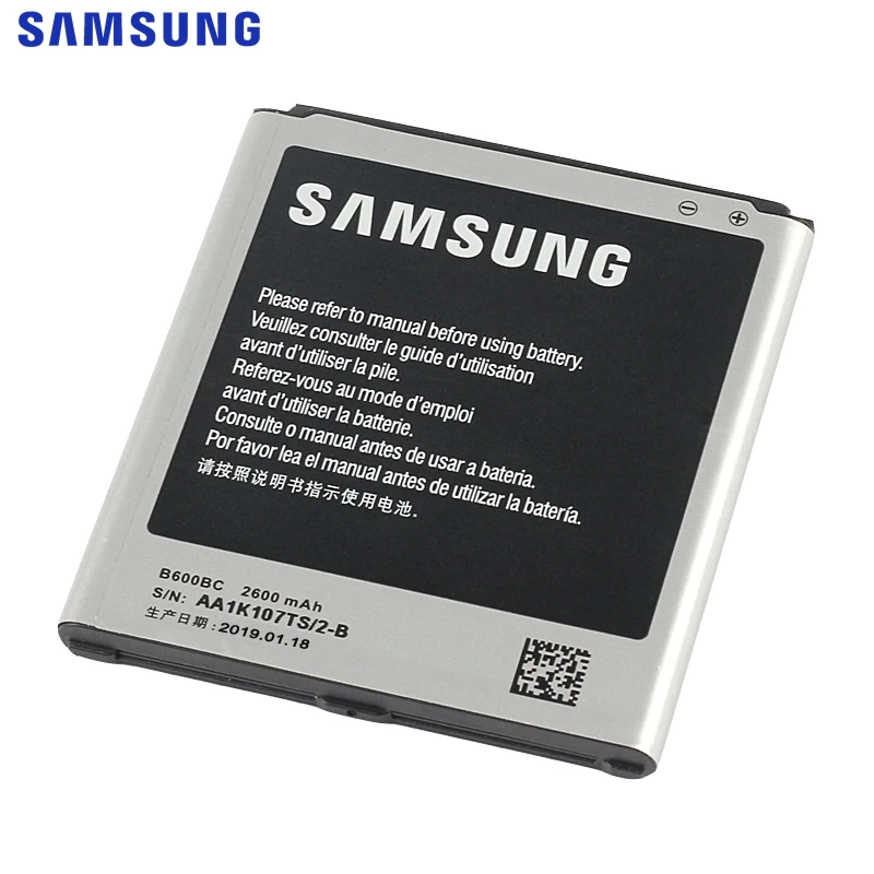 Оригинальная батарея samsung B600BC B600BE B600BK для samsung GALAXY S4 I9500 I9502 i9295 GT-I9505 I9508 I959 i337 i545 i959 2600 мА-ч