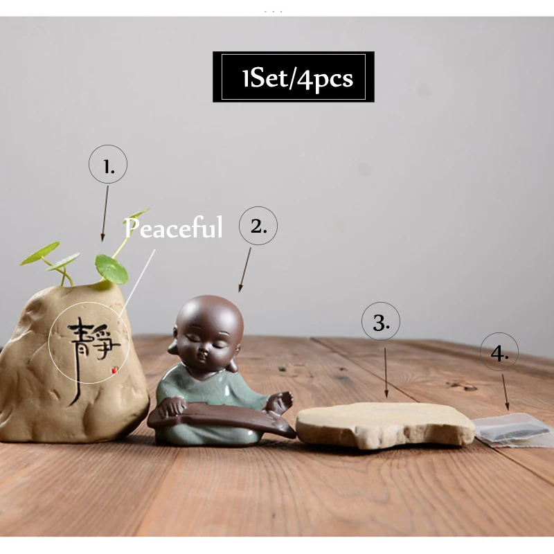 И рисунком кунг фу декоративными застежками Стекло керамика ваза Настольная