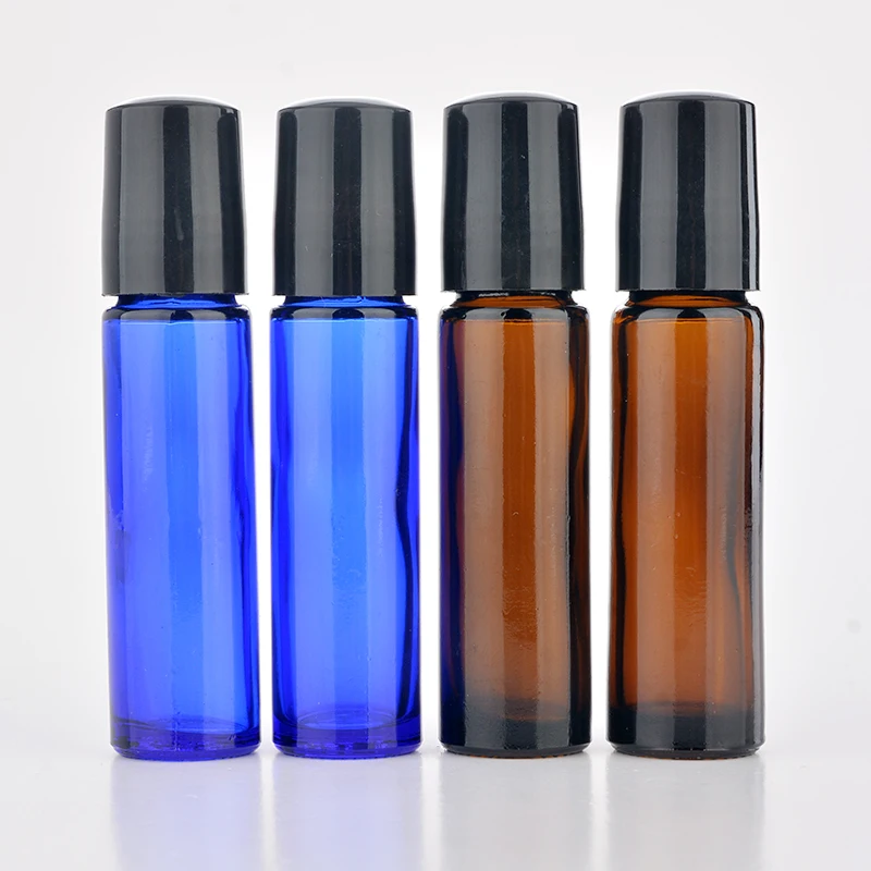 1Piece 10ML Portable Refillable Brown Glass Perfume Bottle With Roll On&ampEmpty Essential Oil Case For Traveler | Красота и здоровье