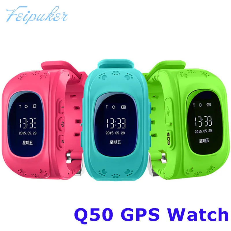 Горячая Смарт-часы детские наручные часы Q50 GSM GPRS GPS трекер анти-потерянный SmartWatch