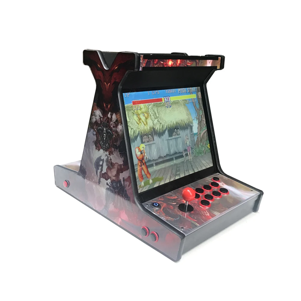 17 дюймов мини игровой автомат с 1300 в 1 PCB/мини настольный аркадный шкаф/настольный аркадный шкаф