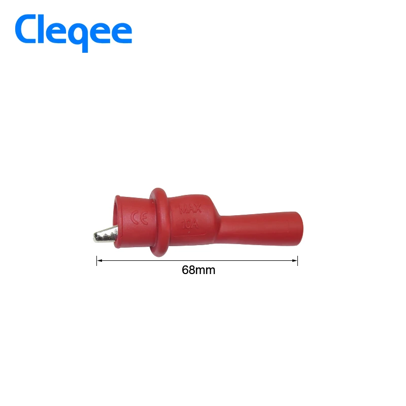 Cleqee P2008 10 шт. изоляционные металлические зажимы для аллигатора электрические