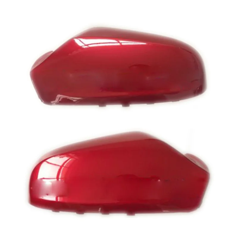 A pair red Автомобильная передняя левая/правая крышка зеркала заднего вида для Opel Astra H 2004 2005 2006 2007 2008 2009 крышка зеркала заднего вида s - Испускаемый цвет: A pair red