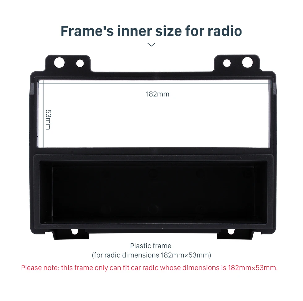 Seicane 1 Din Автомобильная радиосвязь для 2002-2005 Ford Fiesta 2005-2007 Ford Fusion стерео приборная панель Лицевая панель рамка монтажный комплект ободок