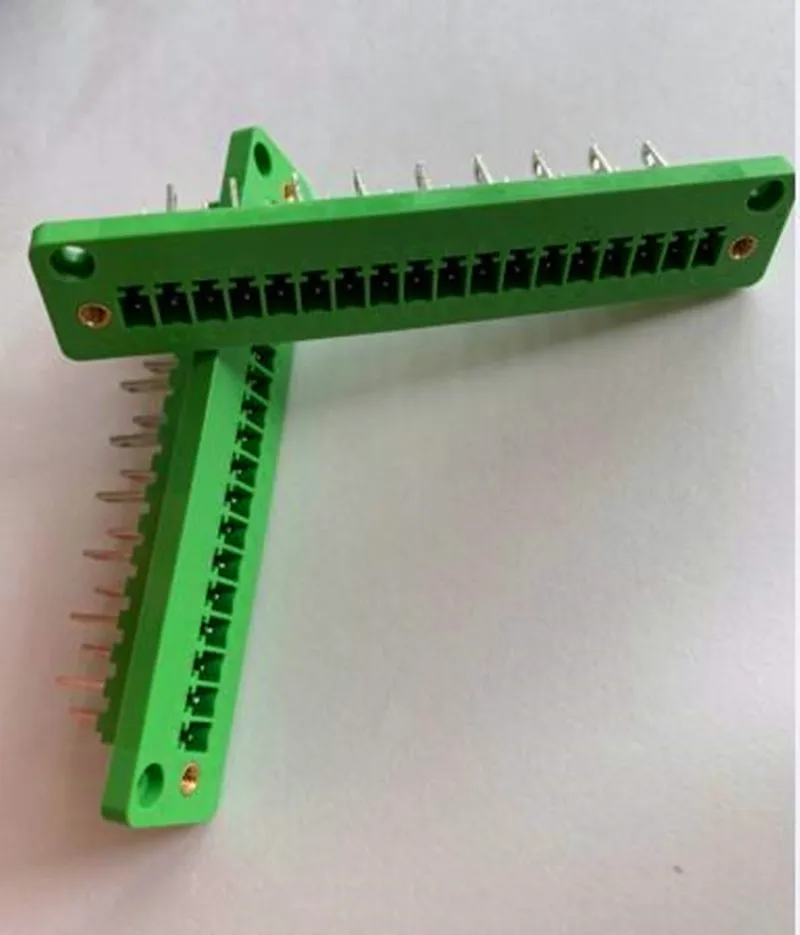 

10sets Through-wall pluggable K15EDGWB-3.81MM1 with ear male and female 2P-24P