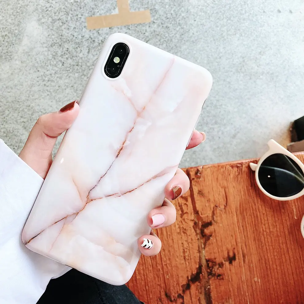 05 Мраморный X чехол s для iphone X XS Max Чехол Мягкий ТПУ задняя крышка для iphone XS XR iphone 8 7 6 6S Plus чехол для телефона - Цвет: 05