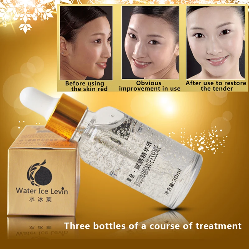 Вода ice levinHyaluronic кислоты Сыворотки против морщин старения коллаген крем для