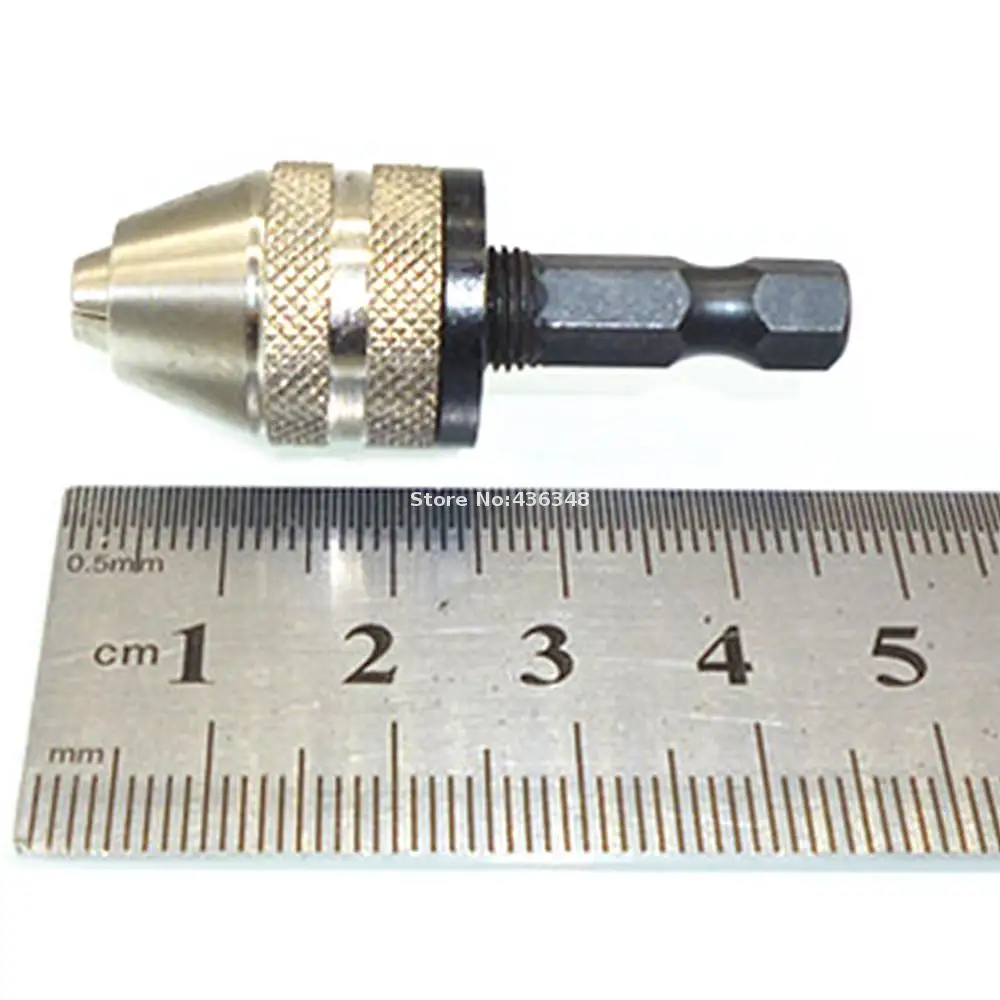 Электрический быстросменное сверло конвертер 1/4 дюйма хвостовик Keyless патрон для