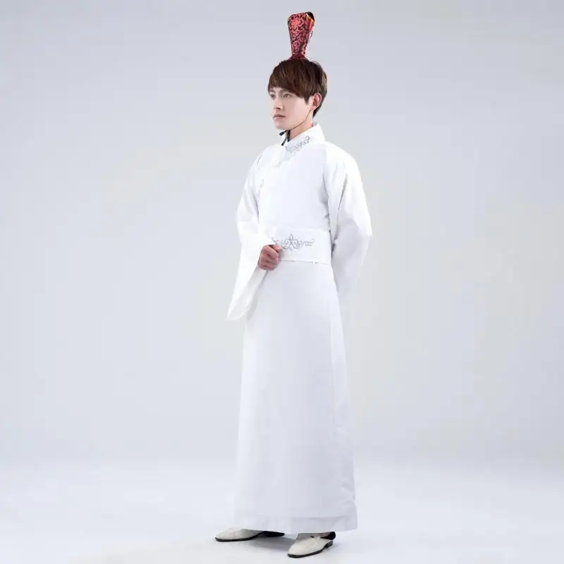 Мужской костюм ханьфу из древней китайской династии Цзинь и Хань унисекс косплей