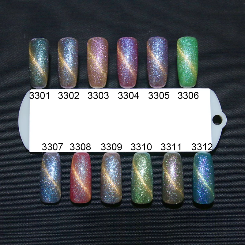 УФ-Гель-лак Elite99 для ногтей профессиональный цветной УФ-лак кошачий глаз