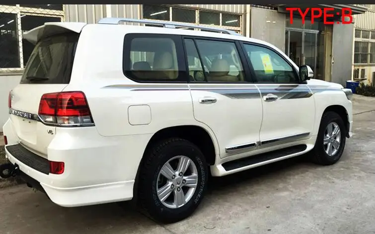 Luhuezu 3M стикер кузова автомобиля для Toyota Land Cruiser 200 LC200 V8 аксессуары - Название цвета: TYPE B