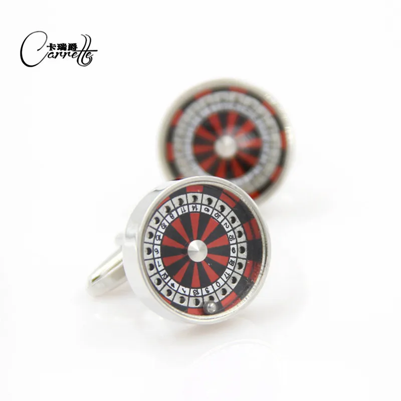 Lucky big roulette fun modeling cufflinks men's French shirt cuffslinks | Украшения и аксессуары