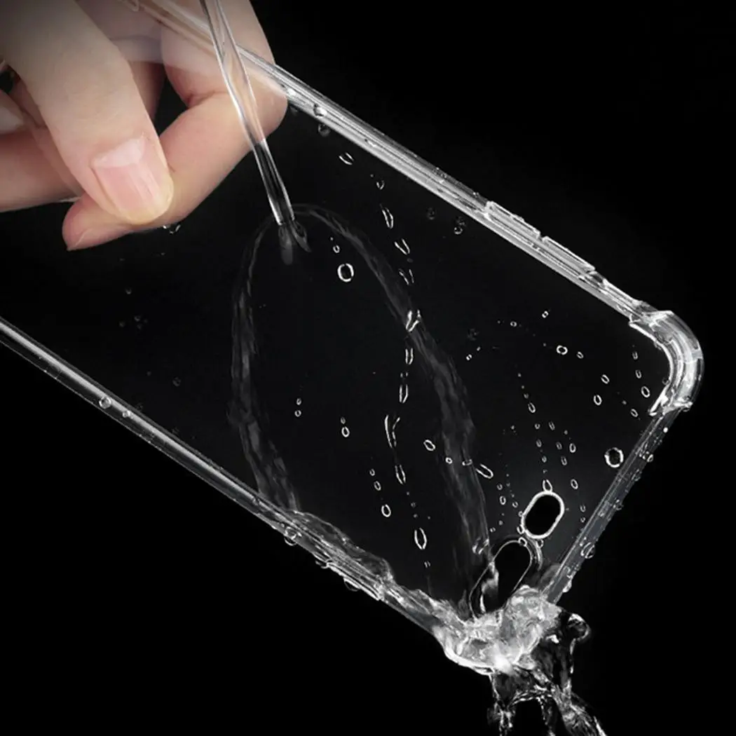 Прозрачный чехол для телефона iPhone X 7 8 Plus XS Max XR прозрачный Ударопрочный Мягкий