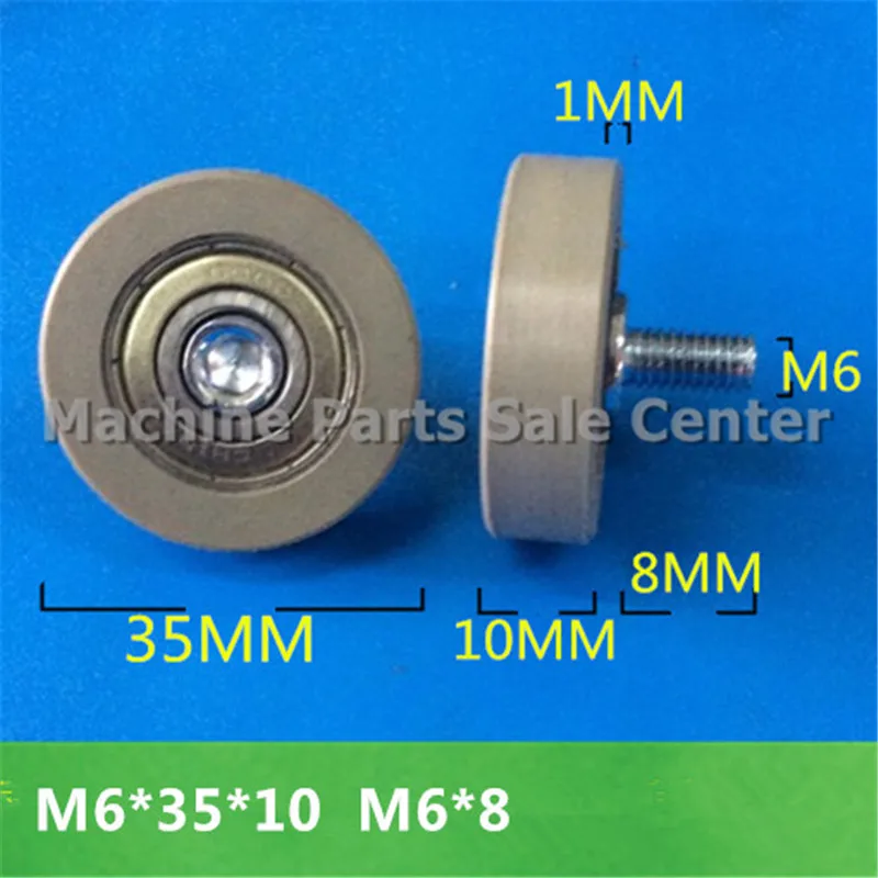 Шкив SWMAKER M6 * 35*10 мм 8 dr35 F образный шкив ПУ Винт колеса бесплатная доставка хорошее