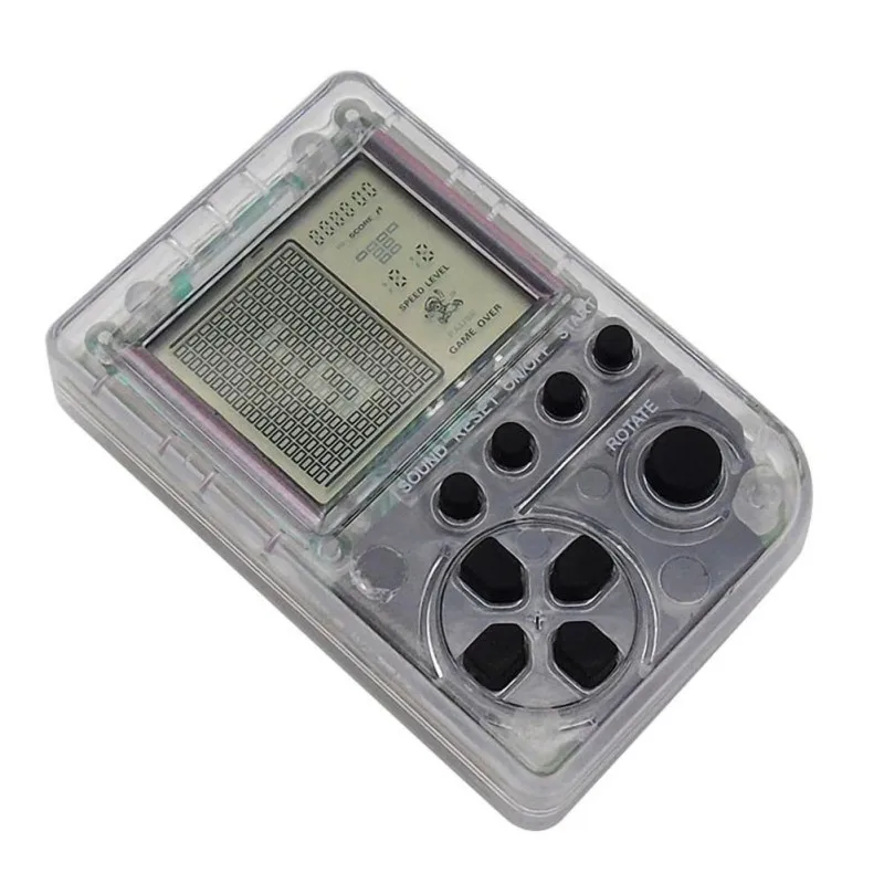 Mini Classic Game Machine Children's Handheld Retro Nostalgic Console With Keychain Tetris Video | Электроника