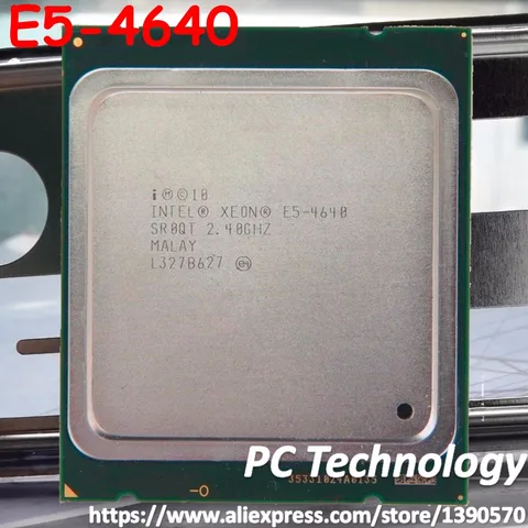 Процессор Intel Xeon E5 E5-4640, 4640 ГГц, 8 ядер, 20 МБ, FCLGA2011, 95 Вт
