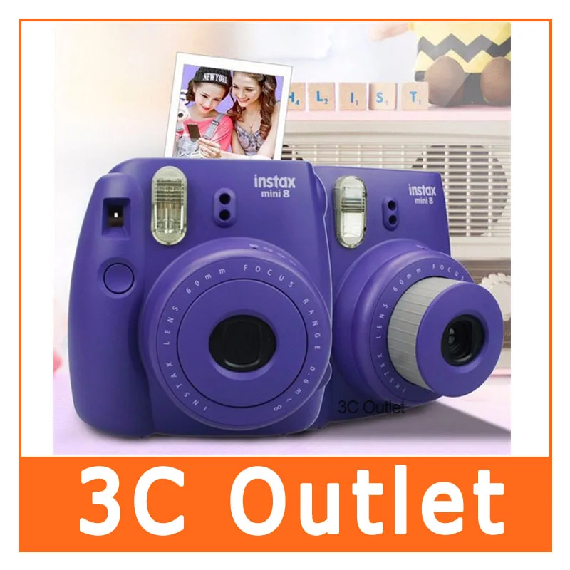 Fujifilm Instax Mini 8 Камера мгновенных Фильм (фиолетовый) | Электроника