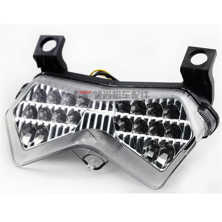 3 вида цветов в наличии объектив зеленый дым прозрачный мотоцикл задний фонарь