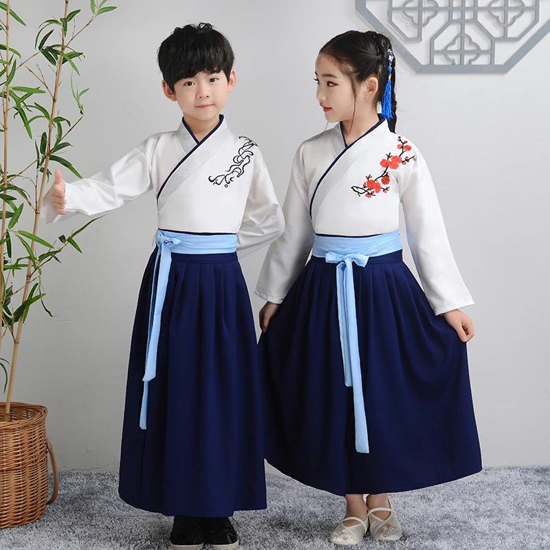 Детский костюм hanfu для сценических выступлений |