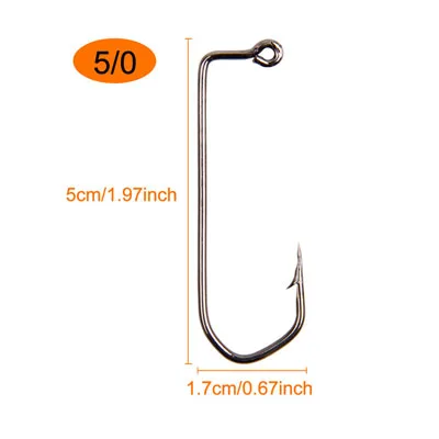 200 шт./лот, рыболовные крючки Aberdeen Jig из высокоуглеродистой стали, рыболовный крючок с колючей спинкой, 90 градусов, для крючка, червячная приманка, крючок - Цвет: Черный